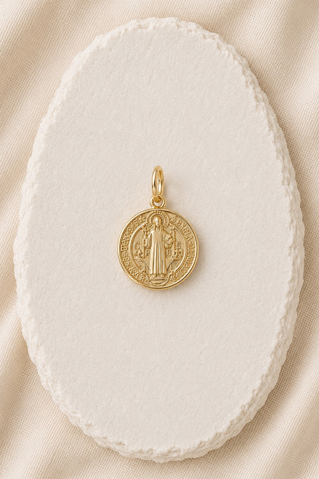 Pingente Medalha de São Bento Média